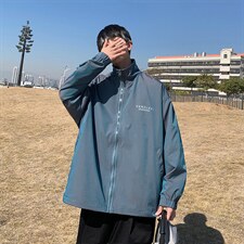 春秋反光外套潮牌宽松百搭潮流ins港风日系原宿风夹克W1189-P57，男装夹克，星座512-4