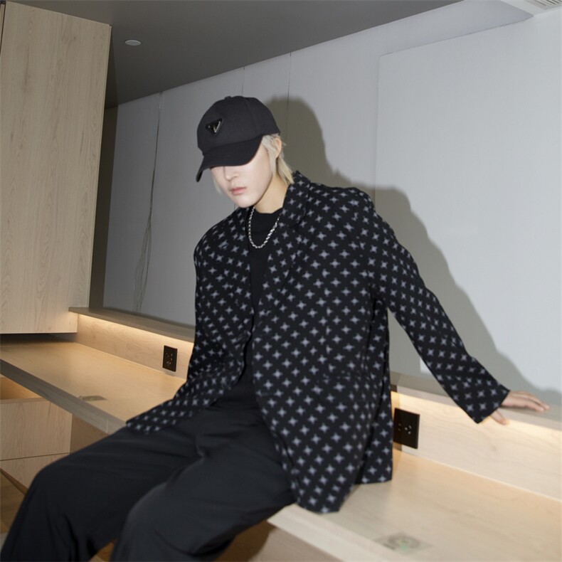 高街小众男士单西男士个性绣花西服外套A210A-XZ1108-P85,男装西服,电商A210A