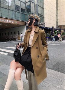 时尚风衣,女装风衣,谜印