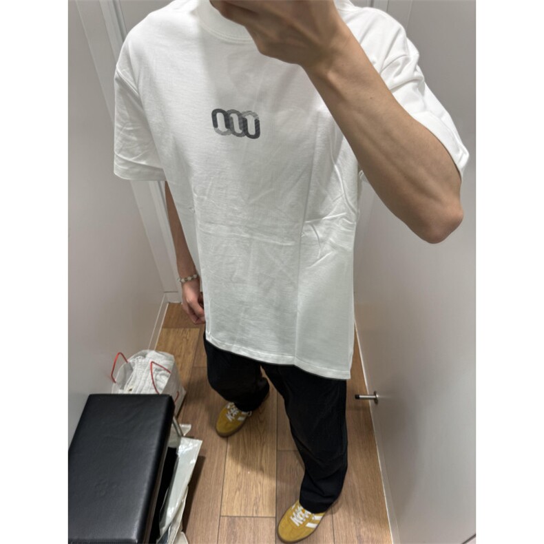 320g重磅欧美潮牌t恤男夏季小领口正肩短袖美式高街cleanfit半袖,男装T恤,星座715-7