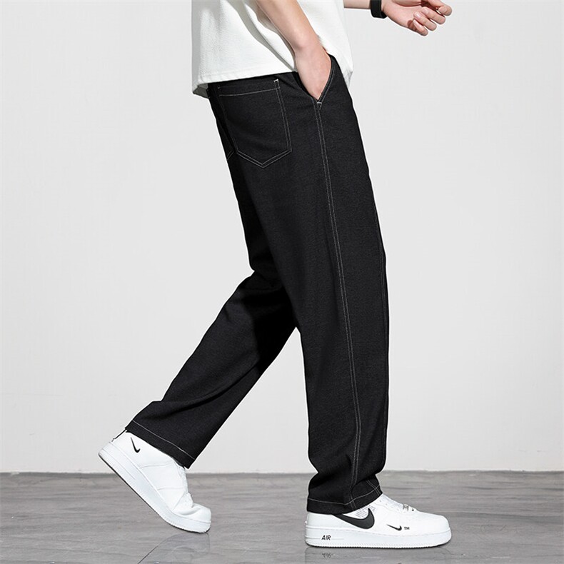 大冰丝阳离子凉感休闲牛仔裤男士夏季2025新款B240-6010-P65,男装牛仔裤,电商B240