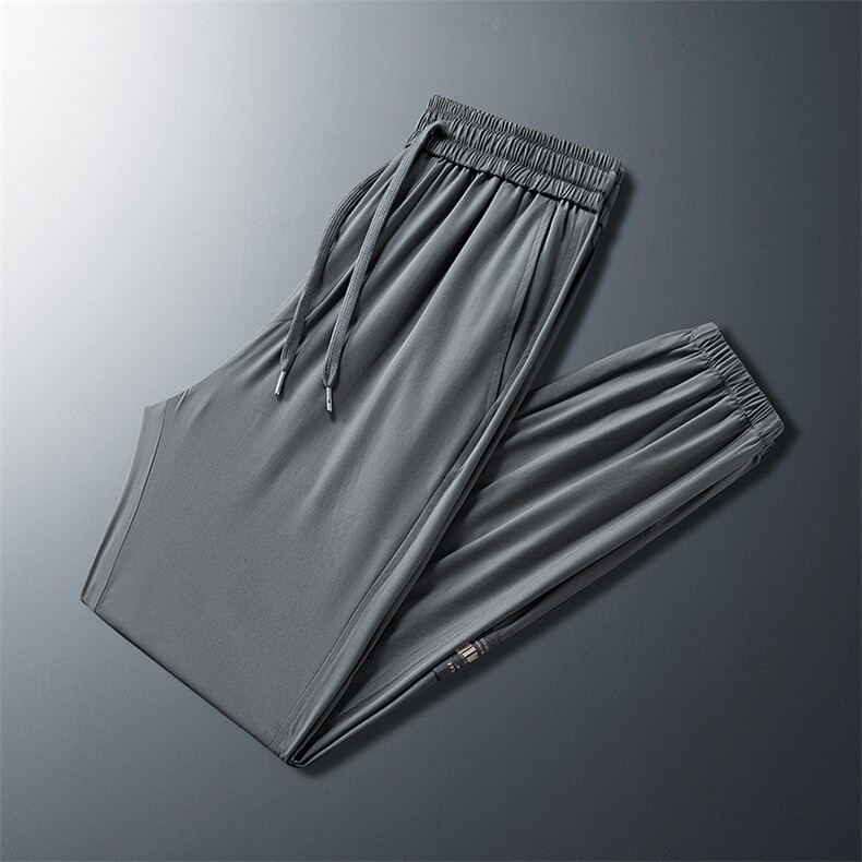 夏季冰丝休闲裤男宽松潮流百搭休闲运动裤962-P25控48，女装休闲裤，星座717