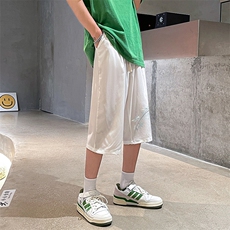冰丝七分裤男大码速干短裤男五分裤车景风格QK72393-P25，男装牛仔裤，电商A040