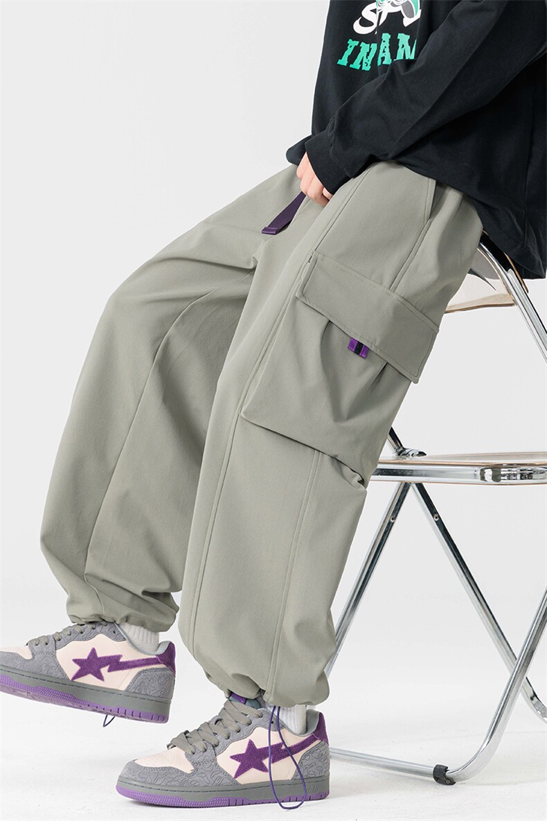 A801-P50M-8XL秋季新款工装长裤防水直筒休闲裤,男装工装外套,星座109