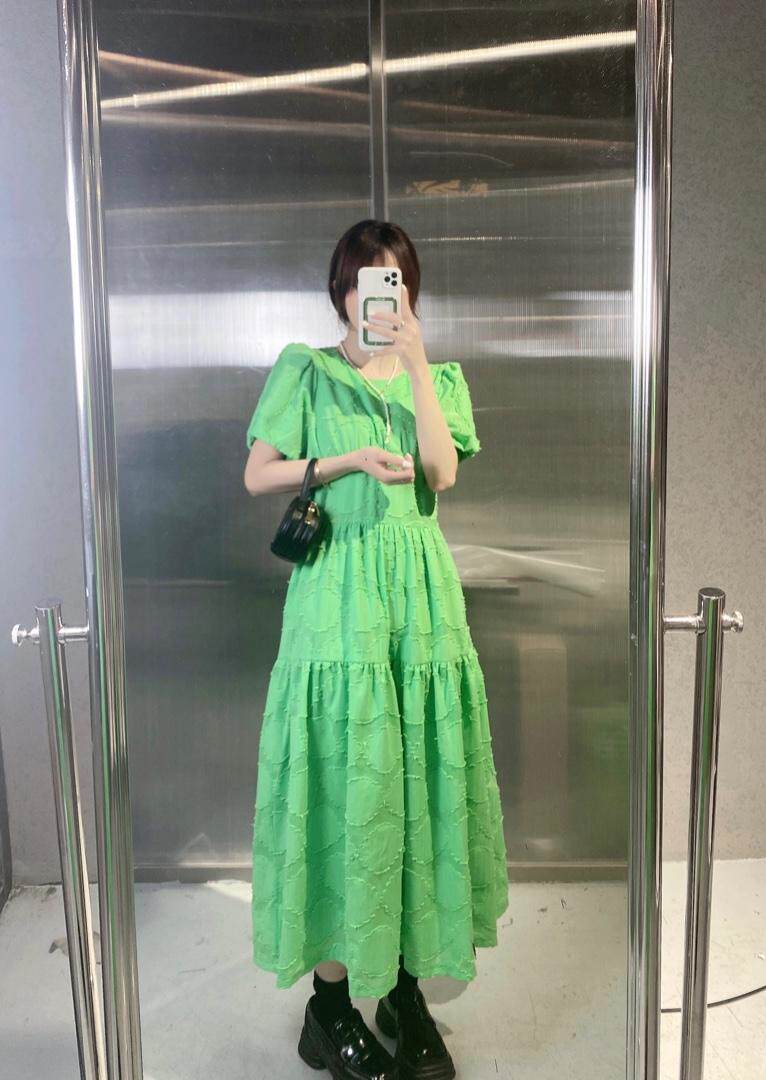 【DAVIDA】韩版设计款菱格连衣裙，女装连衣裙，DAVIDA