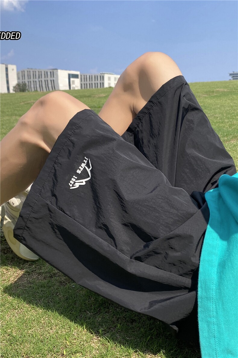 ins潮流多巴胺多色宽松短裤男生百搭沙滩裤B315-K23353-特p20控38,男装休闲裤,电商B315