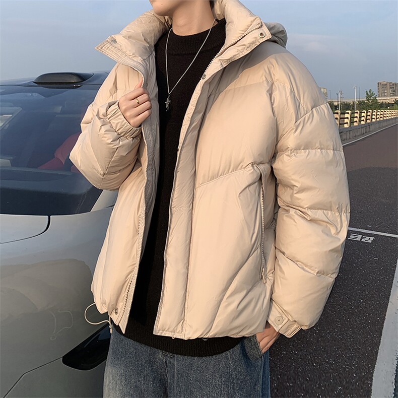 90绒白鸭绒2025新款字母连帽羽绒服225-2-Y213-P255控328,男装羽绒服,星座225-2
