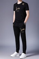 D951062021夏季新款高端商务高品质套装男韩版透气男装，男装套装，电商B360