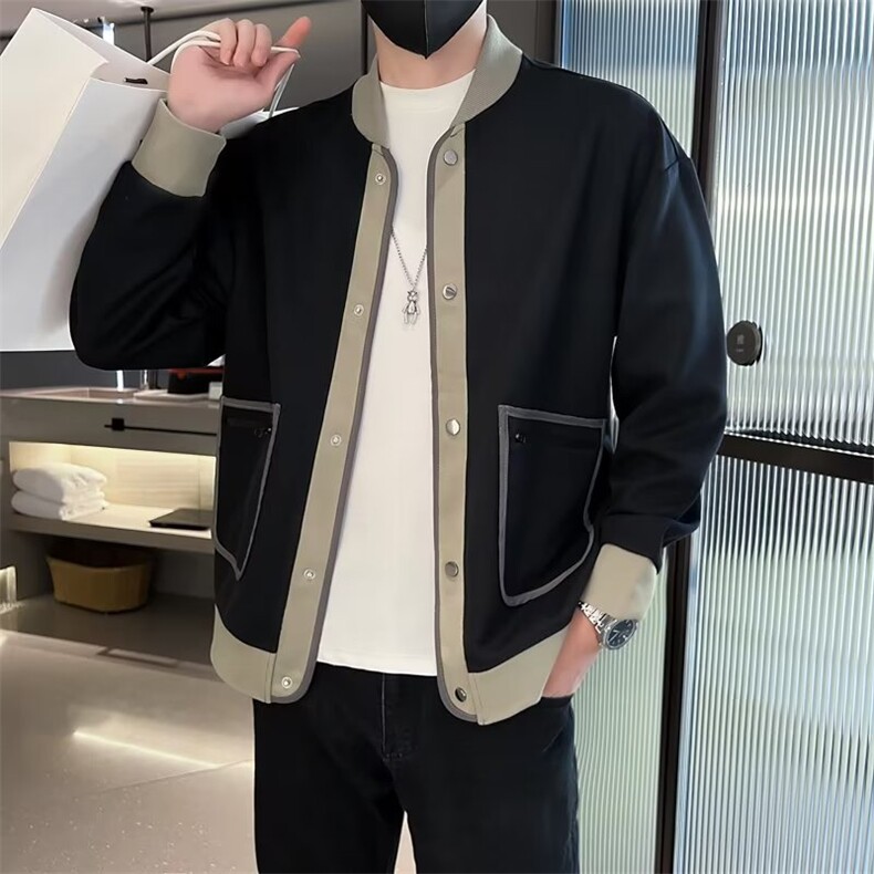 男士春秋装新款韩版修身立领时尚短款夹克男装上衣服JK005-P60,男装夹克,星座1109-3