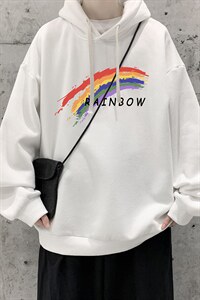 WY2064-P35 纯棉连帽卫衣男大码运动帽衫宽松薄外套男图片