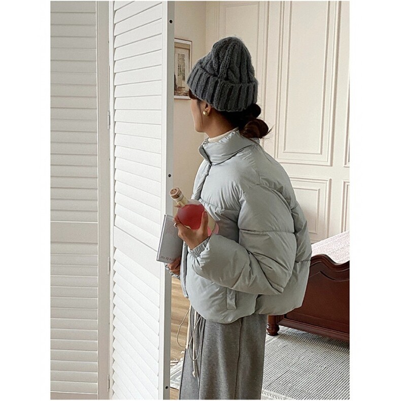 韩东大门原版面包服女立领小个子短款羽绒棉服秋冬短款,男装棉衣,星座506A