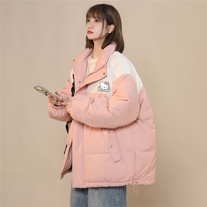中性风23冬季时尚百搭卡通印花棉服外套TPMY64301特批P85控138
