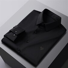 男装衬衫长袖衬衫中青年男士春季新款商务休闲衬衣韩潮流宽松衬衫，男装衬衫，电商B212（原钱塘6029）