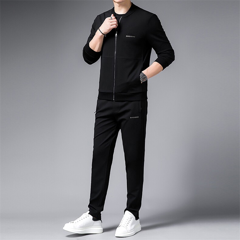 SA9615-3钱塘2020-2中青年男士百搭时尚休闲冬季卫衣套装P243,男装休闲套装,钱塘207-2