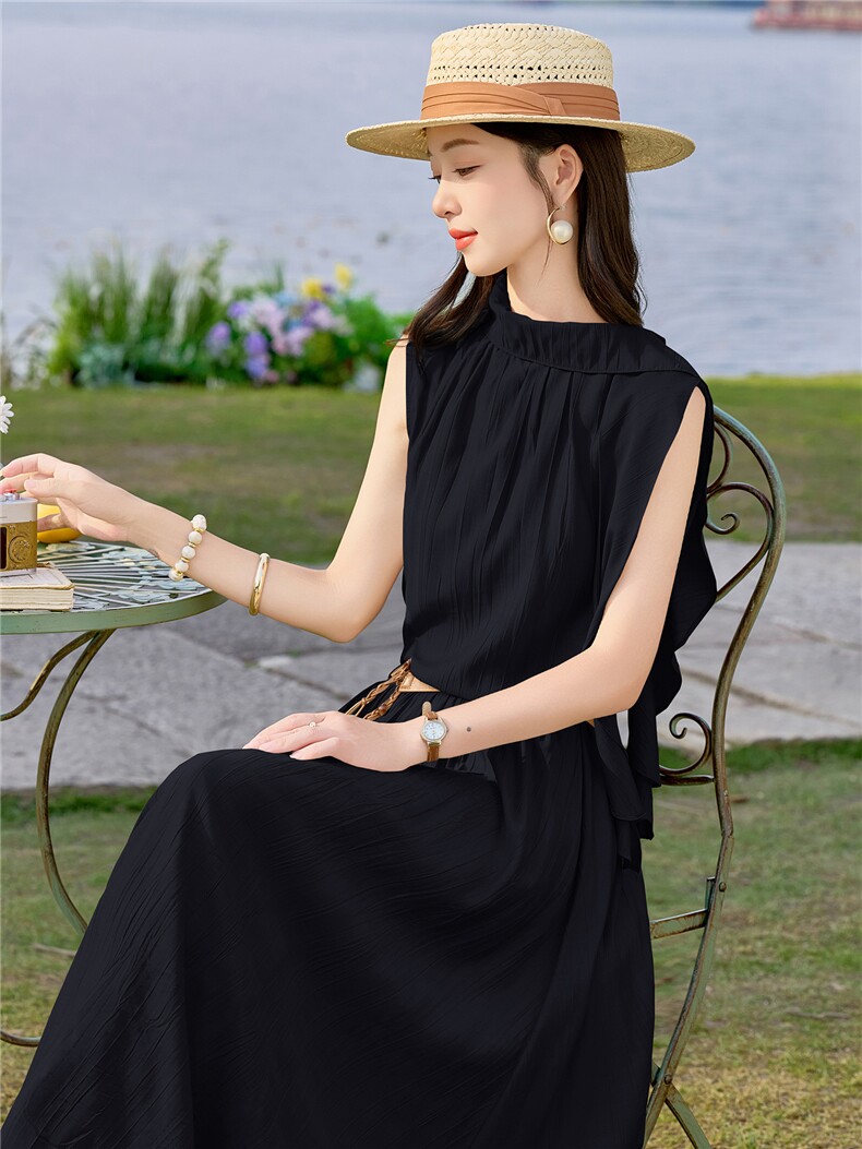 【现货】2026年夏季夏季优雅风女两件套时尚两件套裙子,女装套装/套裙,微微衣阁