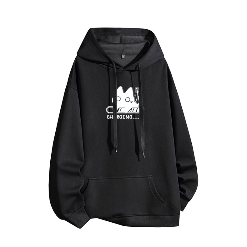 得物供货、复合重磅420克现货连帽卫衣宽松HD019-1-HML441-特P45,男装卫衣,电商019-1