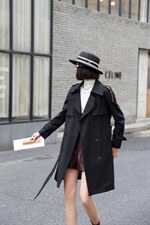 中长款收腰风衣，女装风衣，YO\VLF雅洛菲