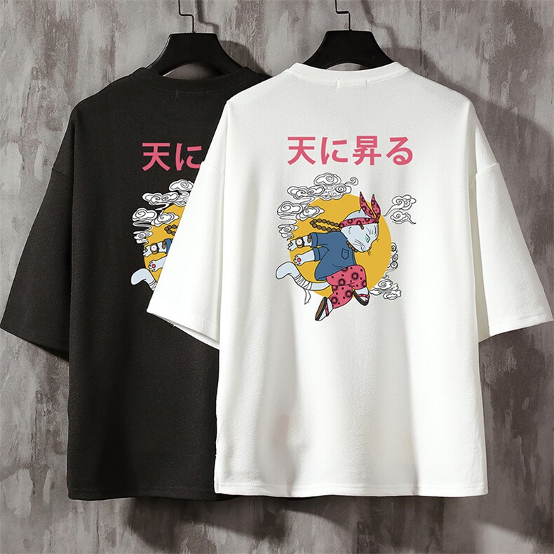 Q11012-P30春夏季七分袖t恤男大码五分袖男短袖中袖,男装T恤,电商A040A