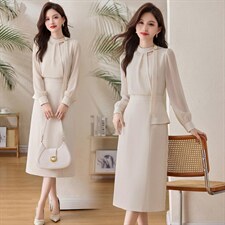 2026春季新款简约时尚休闲女装连衣裙，女装连衣裙，美沁