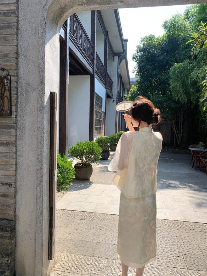 秋季新款风重工提花套装裙，女装职业装，M.W 嫚维