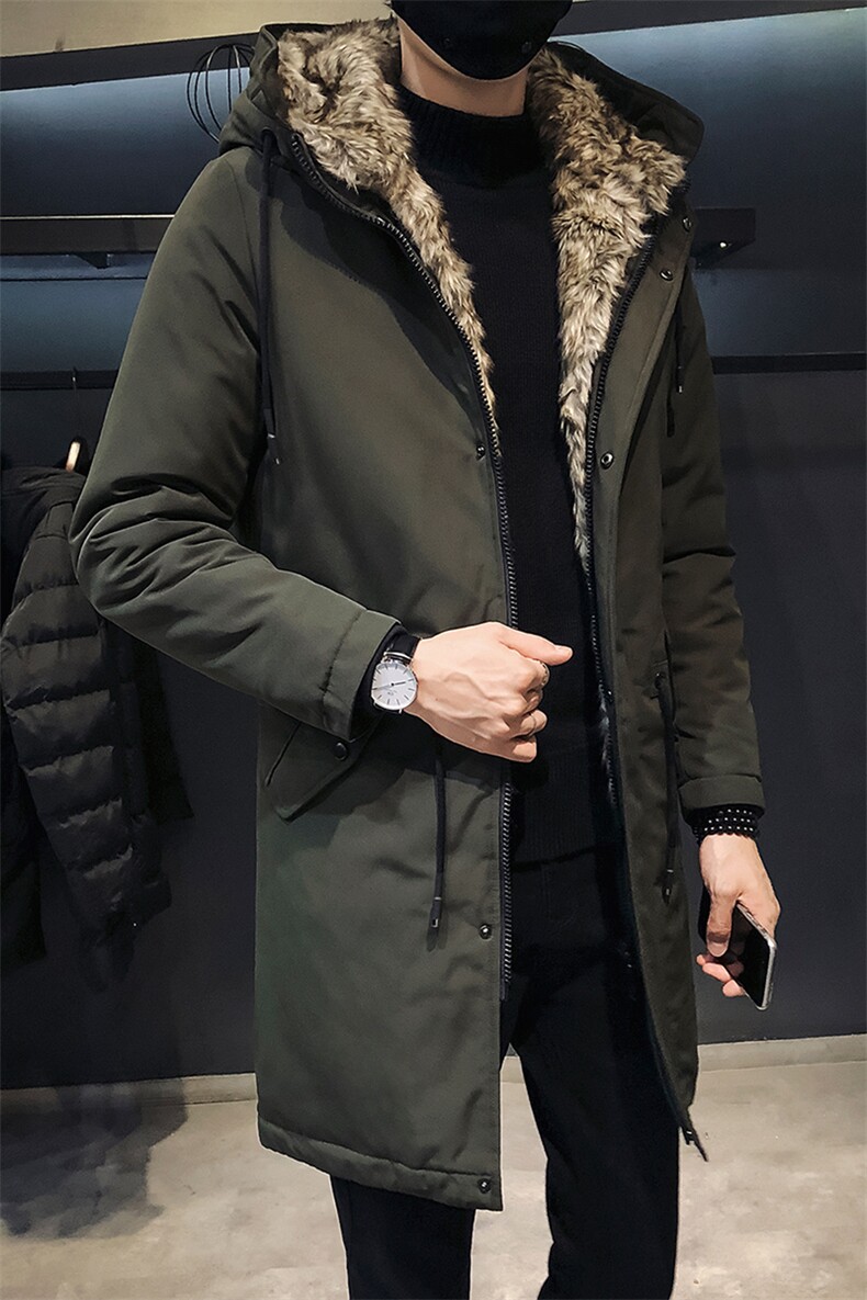 男士中长款棉袄外套2020冬季新款棉服加厚保暖羽绒棉衣DS219T,男装棉衣,电商A102