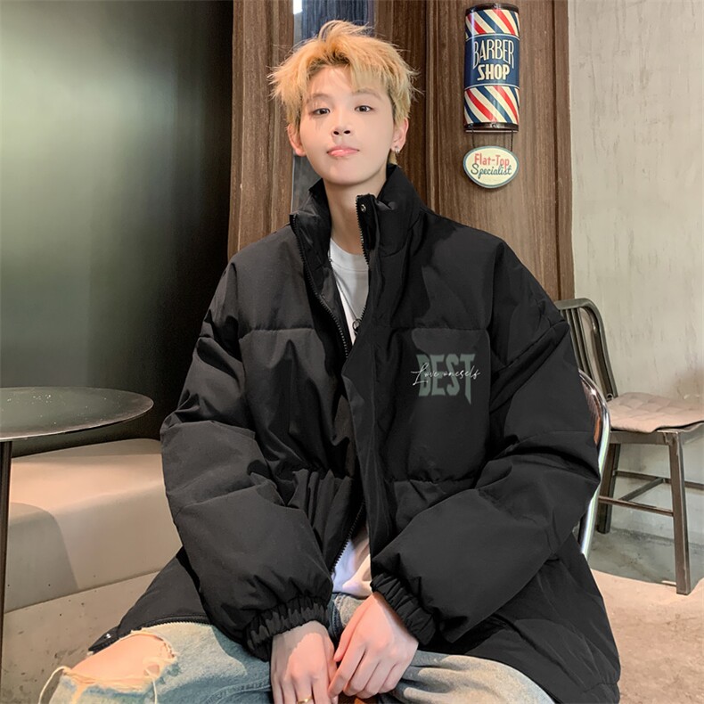！2025秋冬新款男士立领棉衣印花百搭棉服外套MY301特P55图片