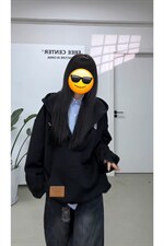 视频截图慎用!图片只做展示大货已到美式大V领连帽卫衣WY78069P65，男装卫衣，星座226-2