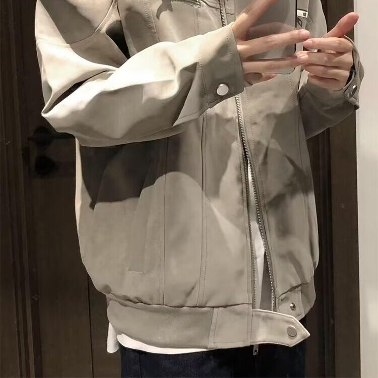 美式潮牌痞帅皮衣外套潮流工装棒球服夹克休闲短款上衣WL2596-p69,男装夹克,星座1008