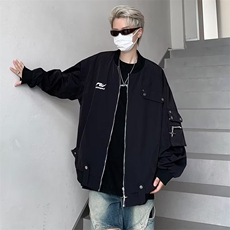 美式复古飞行员夹克男女宽松潮牌痞帅工装WT58-P65，男装夹克，星座1109-3