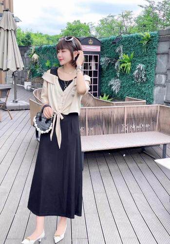 夏季欧货假两件，女装，谷斯