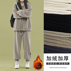美式休闲运动套装新款加绒加厚三件套SJT872-特批176加绒特批206，男装休闲套装，星座718