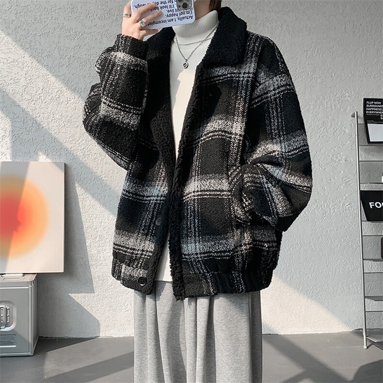 加棉保暖羊羔绒座山雕棉衣毛呢加厚保暖外套978特P108,男装棉衣,电商A458A