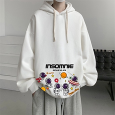 连帽卫衣男大码运动服帽衫外套WY2228-P35加绒款-P40，男装卫衣，电商A040