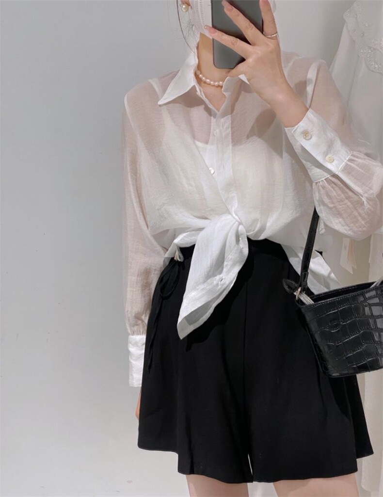 防晒衬衫，女装衬衫，驿谷