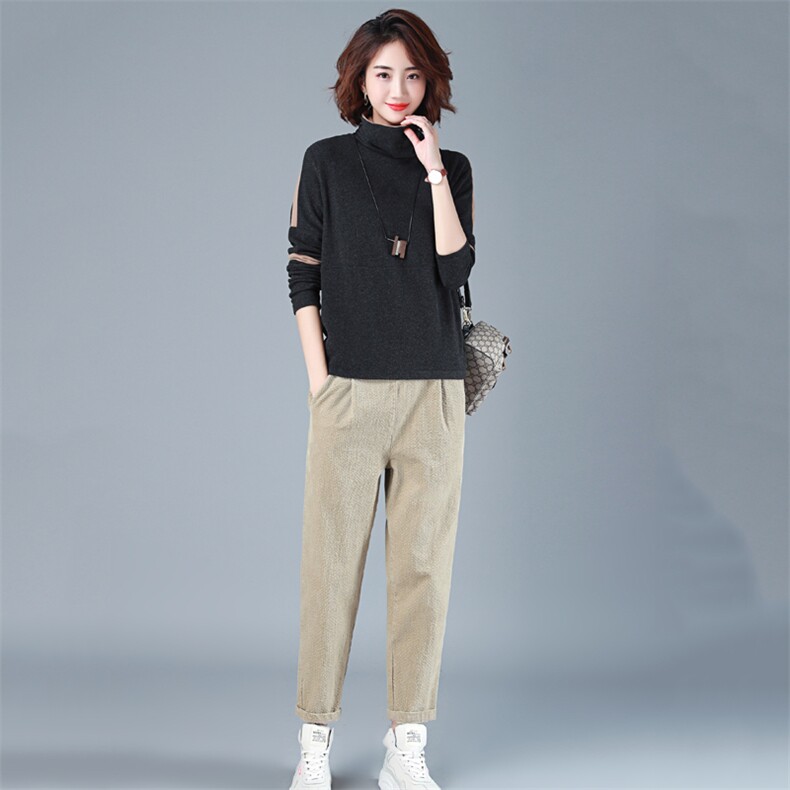 2021年秋季新款时尚洋气卫衣套装女休闲百搭两件套装春秋,女装套装/套裙,简韵佳