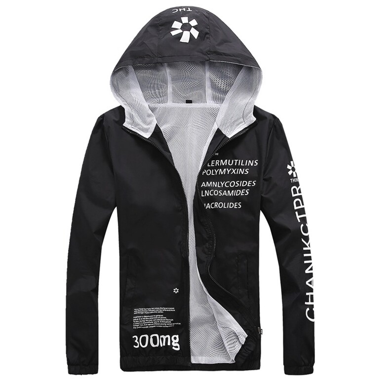 Y05情侣休闲男女薄夹克外套户外旅游学生班服钓鱼服外衣防晒服潮，男装防晒衣，星座115A-1