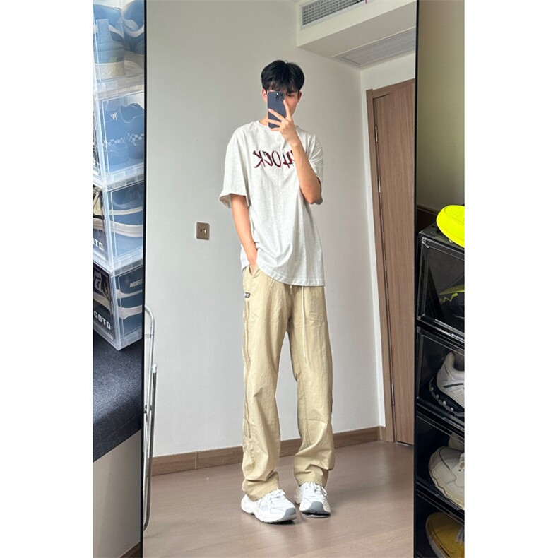24ins春夏季简约时尚百搭速干休闲直筒裤-BK2404图片