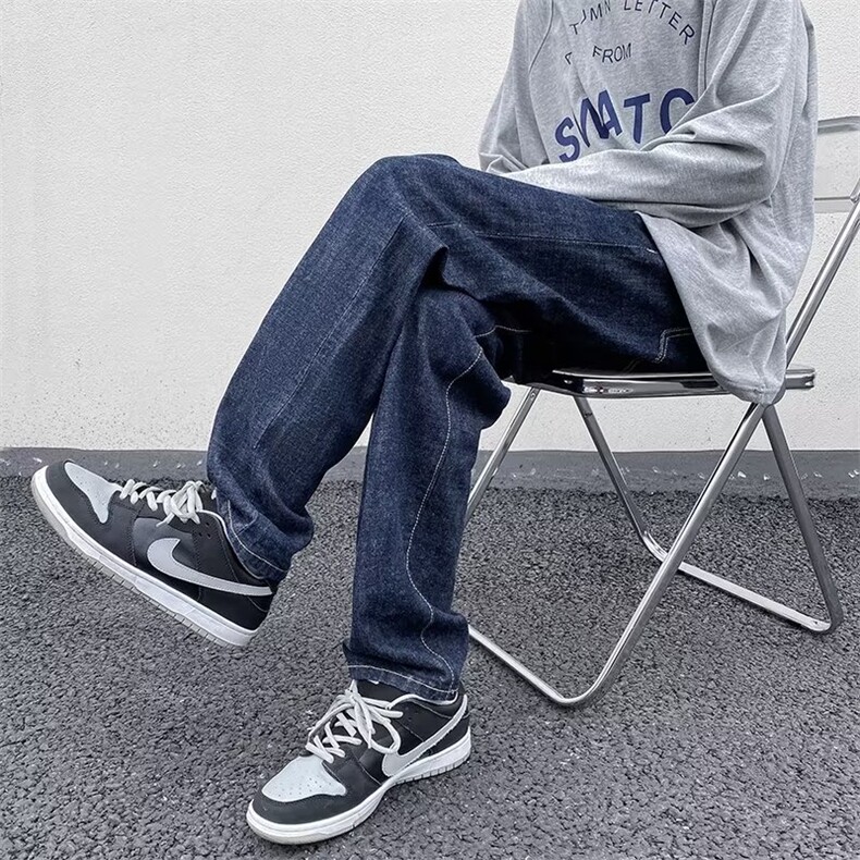 美式牛仔裤男春秋新款休闲直筒裤XB31P48,男装牛仔裤,星座1116-2