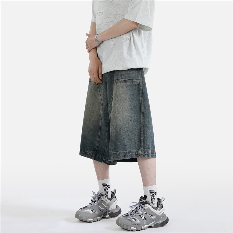 xz905-2-Z039#P45牛仔短裤,男装牛仔裤,星座905-2