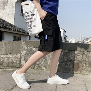 青少年夏季工装短裤男生夏天五分裤男孩休闲裤夏装薄S503图片