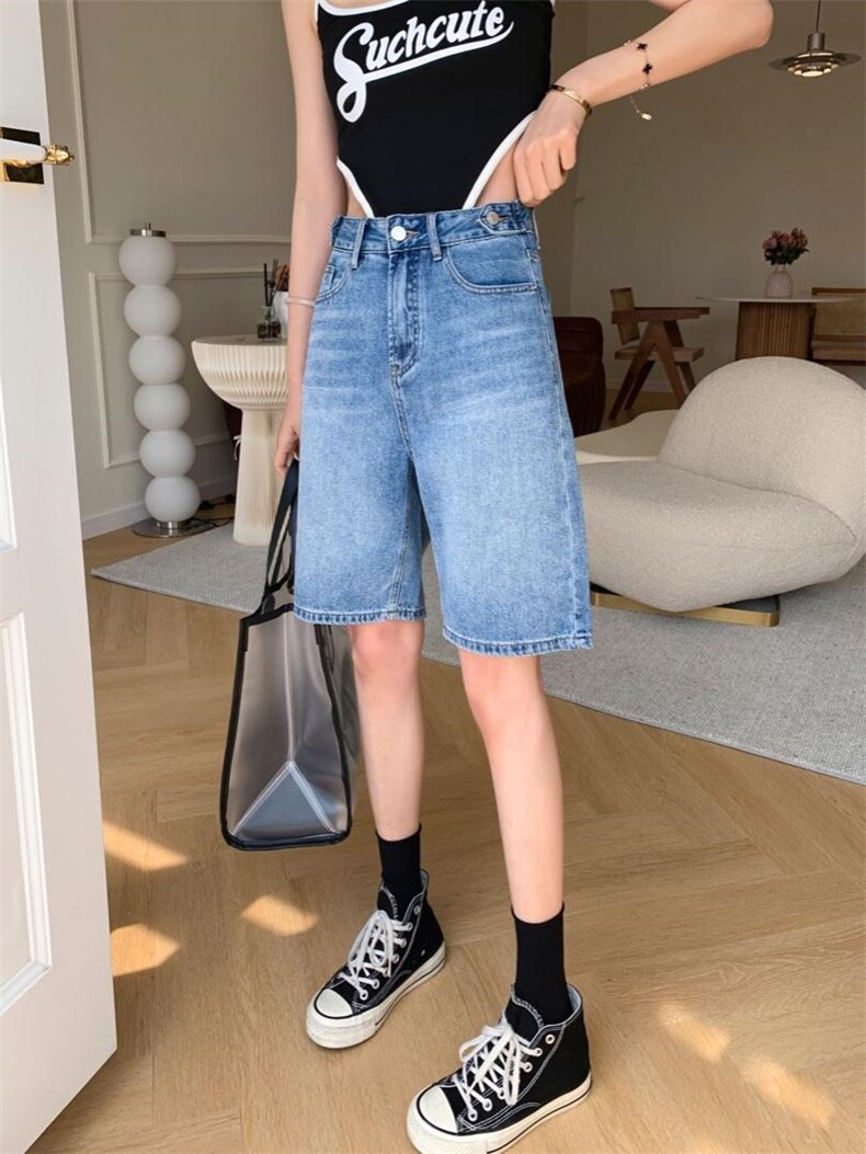 【现货】夏季新款甜酷风5分裤，其它，LOULOUDOU & KU.U.KU