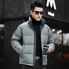 B8817钱塘2020-3新款时尚休闲冬季厚款简约中年男士羽绒服P268，男装羽绒服，钱塘207-3