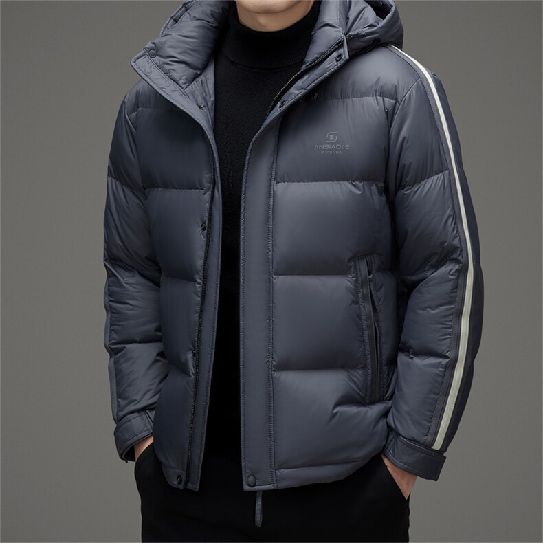 DAJ8833钱塘2020-2冬季百搭厚款时尚休闲中年男士羽绒服外套P300图片