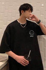麂皮绒短袖t恤男大码半袖男JD82072-P25，男装T恤，电商A040