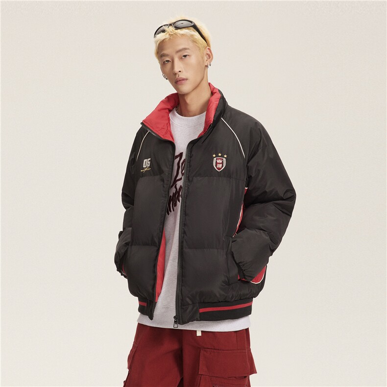 美潮运动立领棉服--5676模特图228,男装棉衣,电商S012（CATTEE）