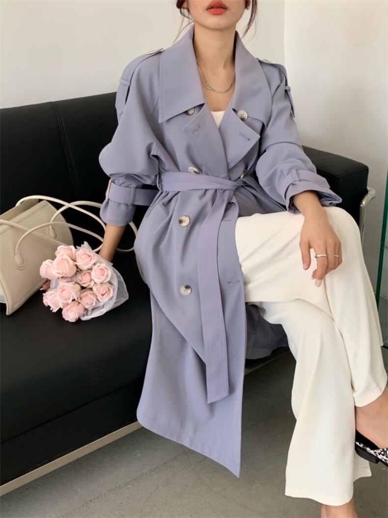 2021春款风衣，女装风衣，FUXINXIN 福歆歆