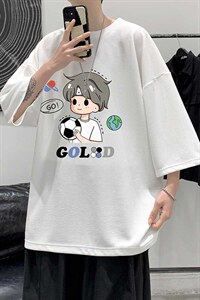 Q11207-P30 春夏季七分袖t恤男大码五分袖男短袖中袖   大皂风图片