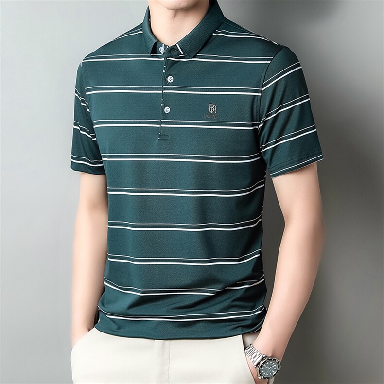 ZG1372男式2023年夏季新款T恤男短袖商务时尚休闲体恤男装P67,男装T恤,电商B360