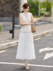 2026年夏季法式气质淑女BAO款新款两件套装，女装套装/套裙，依如秀(原杭风阁)