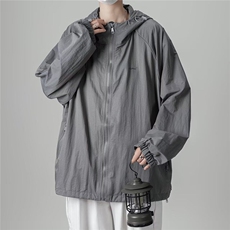 防晒衣男女韩版潮流宽松百搭连帽帅气2025夏季ins防晒服W6553-P38，男装防晒衣，星座412-3